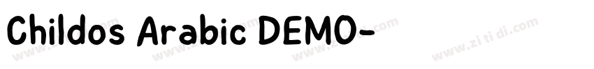 Childos Arabic DEMO字体转换 Childos Arabic DEMO字体转换